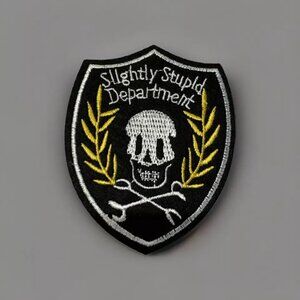 Slightly Stupid Department Iron On Patch